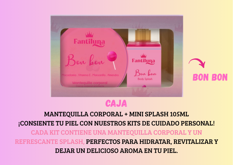 20. Caja mantequilla corporal+mini splash