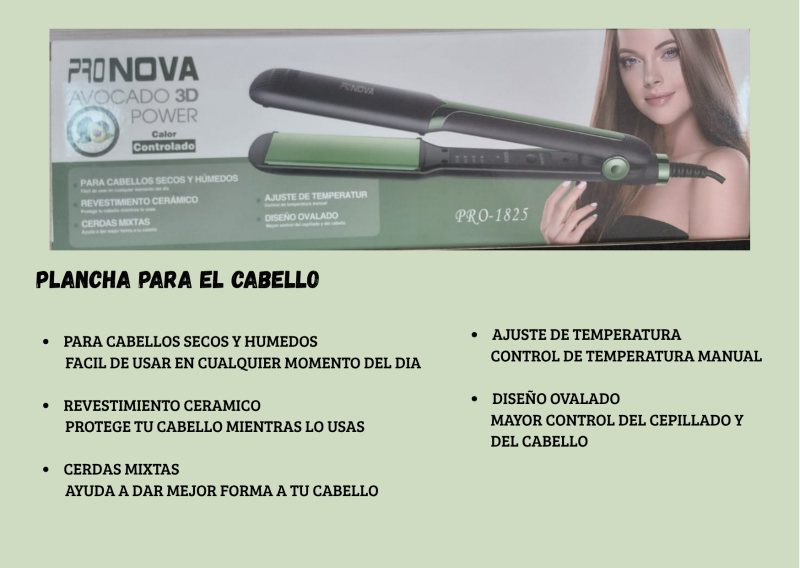 57. Plancha para el cabello