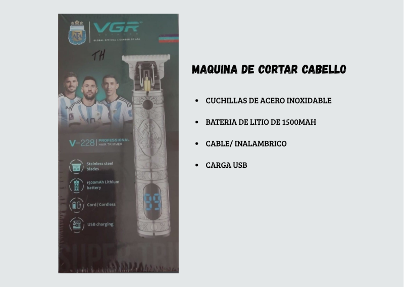 61. Maquina de cortar cabello
