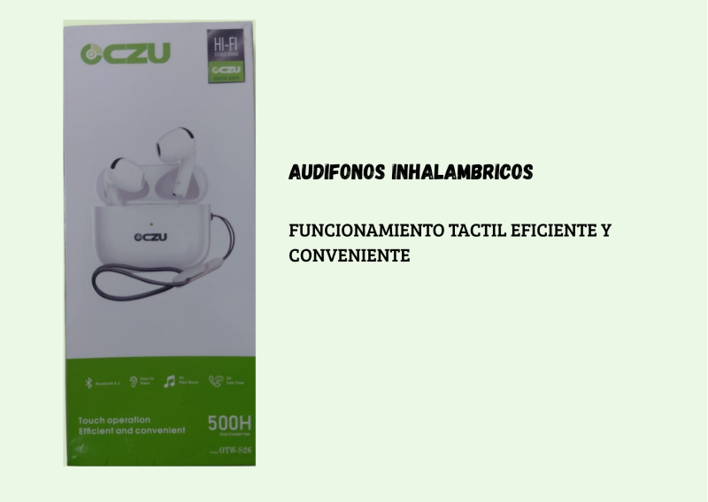 63.Audifonos inhalambricos