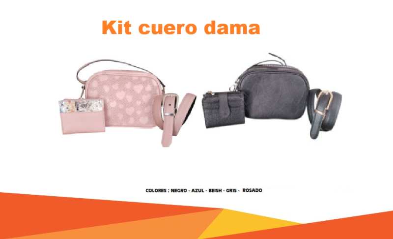 8. Kit en cuero dama