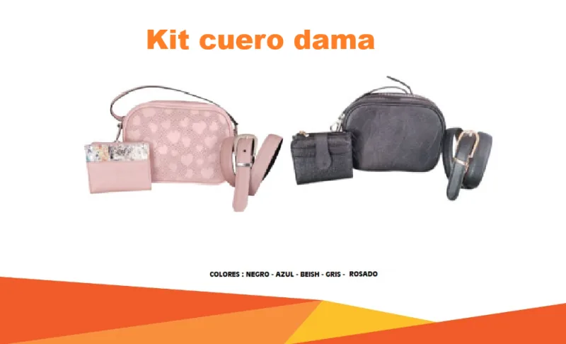 8. Kit en cuero dama
