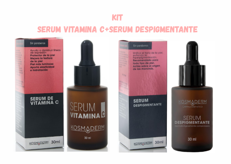 90. Kit Serum de vitamina C+Serum Despigmentante